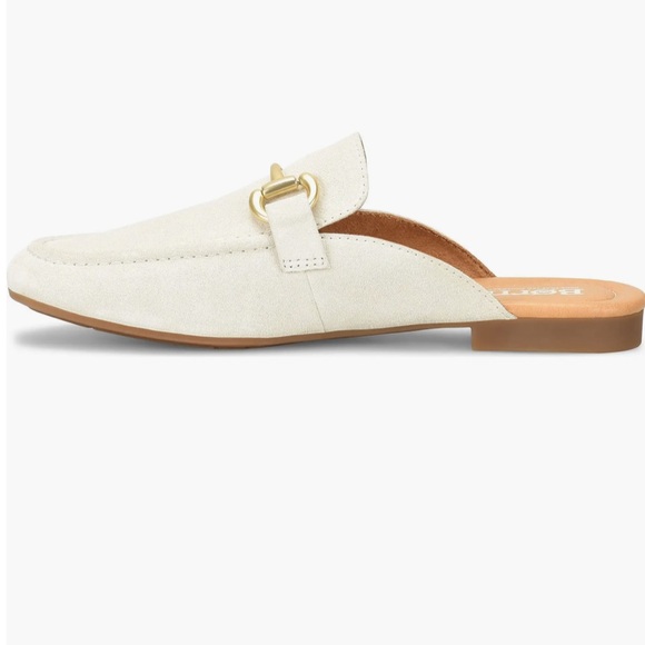 🌸BORN🌸 Size: Lareina Cream Suede Mule 11M - Picture 3 of 14